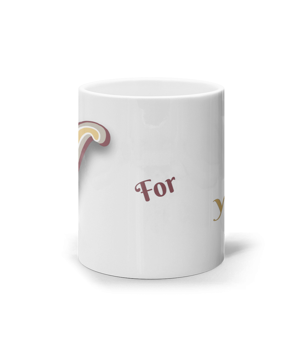 "Y"_Initial name_11oz mug