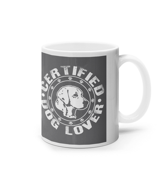Certified dog lover_11oz mug