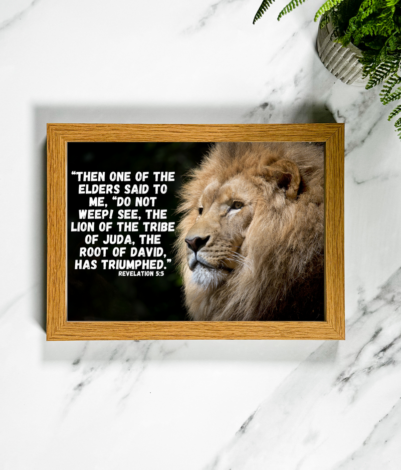 Revelation 5 Lion Wall Art