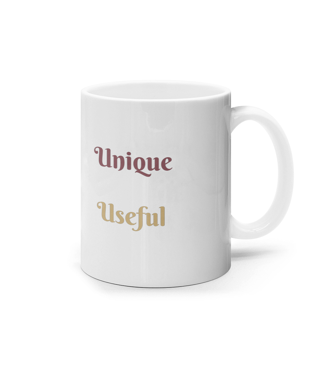 "U"_Initial name_11oz mug